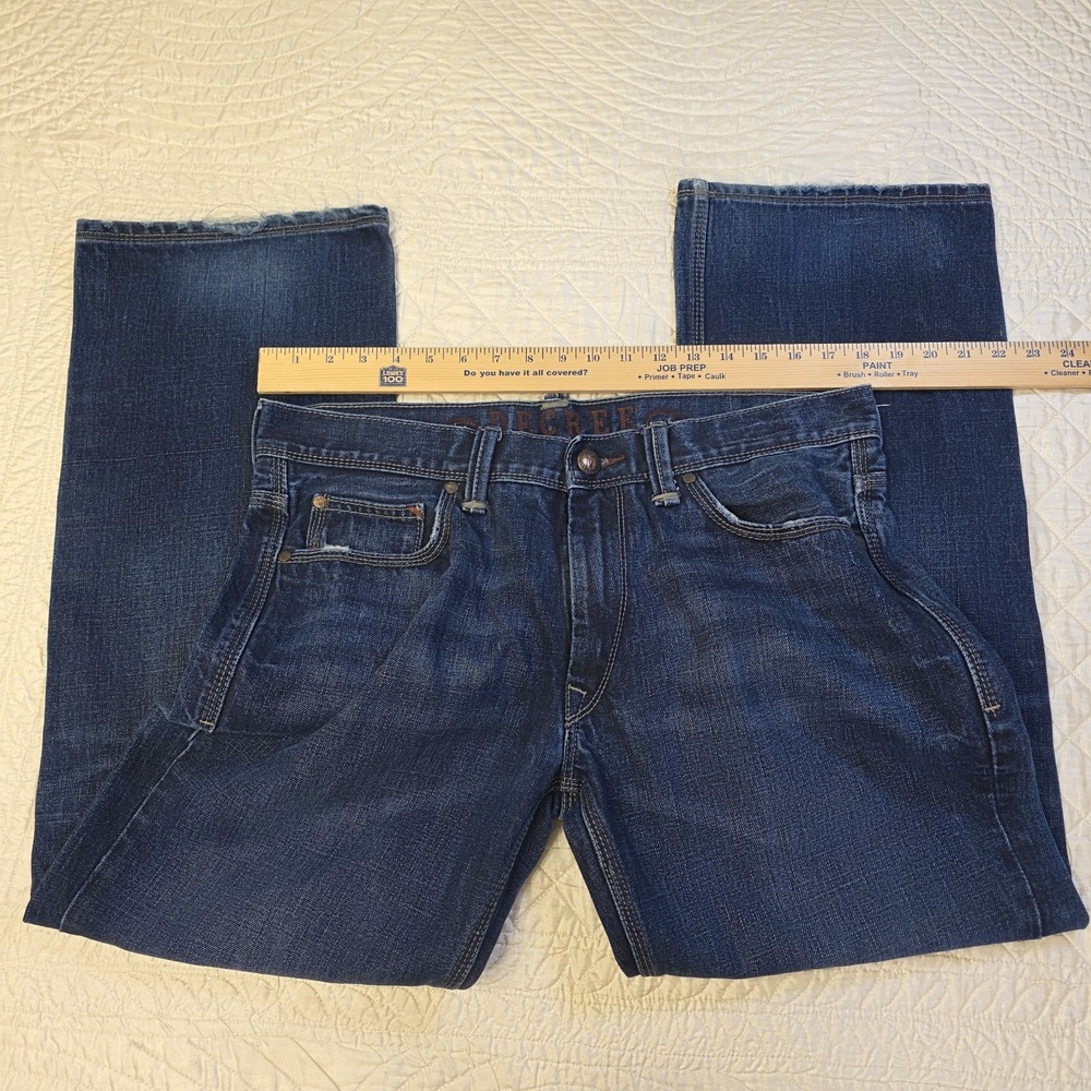 Decree Flex Denim Men's Jeans 36 x 30 Distressed Classic Straight